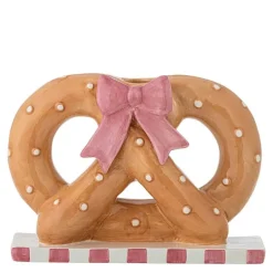 Pretzie lysestake 14,5 cm brun/rosa