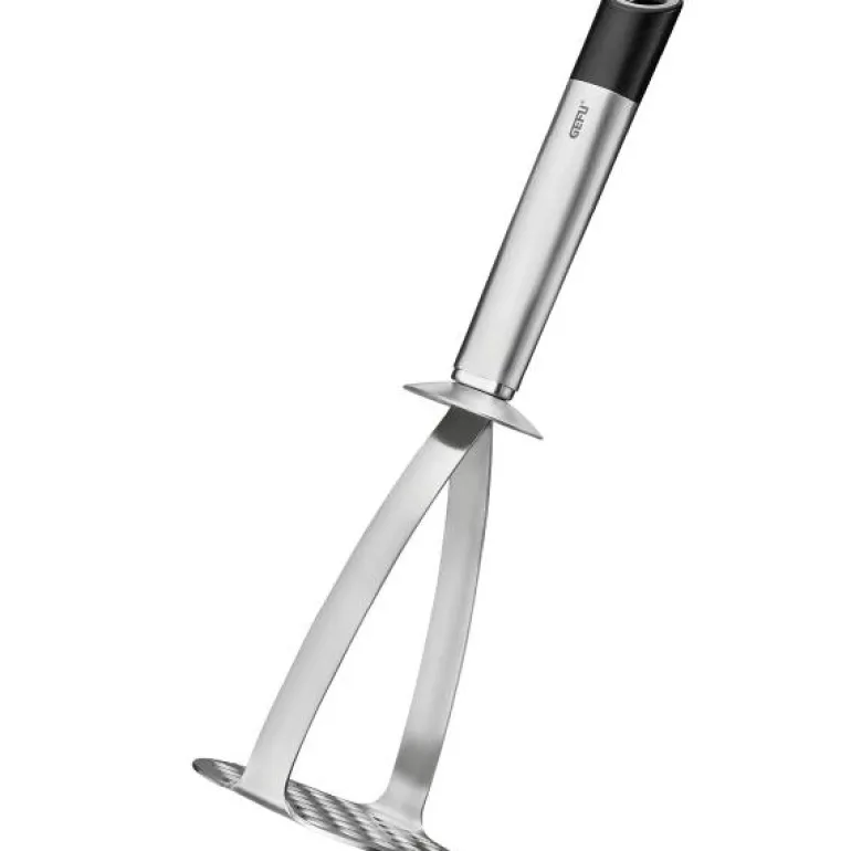 Primeline potetmoser 28,8 cm stål/svart