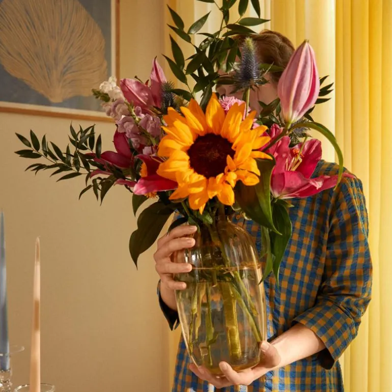 Primula vase 25,5 amber