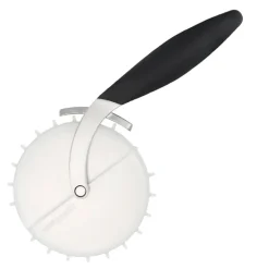Professional pizzahjul med deigprikker svart