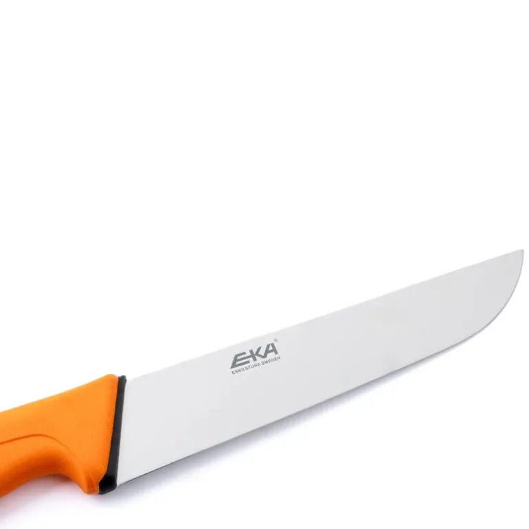 Pro slaktekniv m/bredt blad 20 cm oransje
