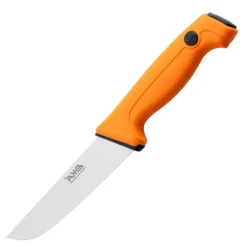 Pro slaktekniv m/bredt blad 15 cm oransje