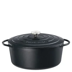 Provence støpejernsgryte oval 40 cm 12,5L svart