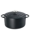 Provence støpejernsgryte rund 26 cm 5,3L svart