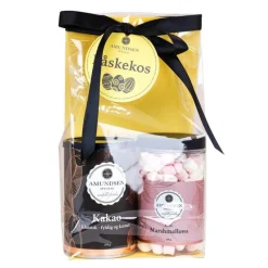 Påskegave med kakao og mini marshmallows 449g