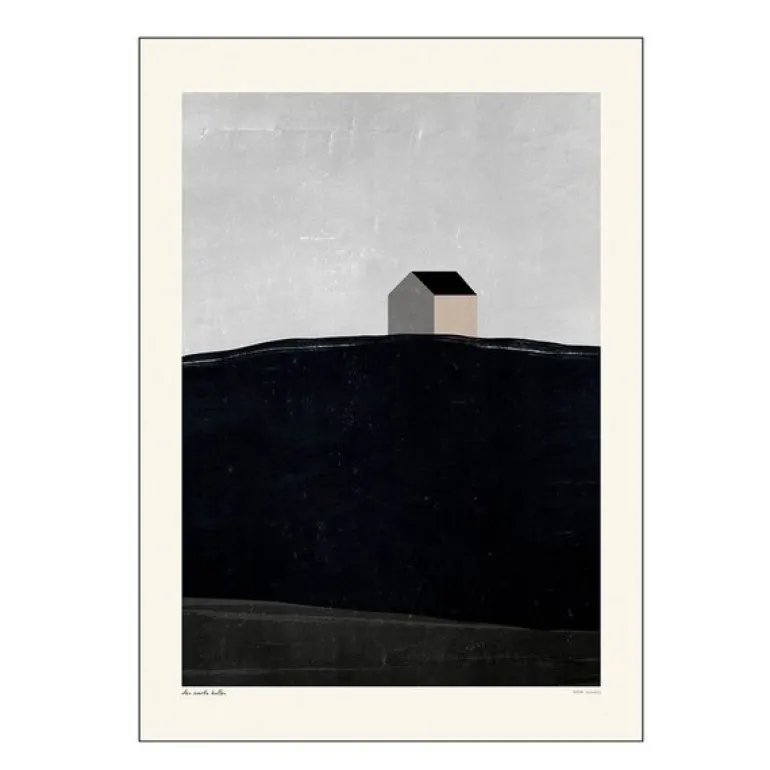 PSTR Studio poster 30x40 cm nordic den svarta kullen