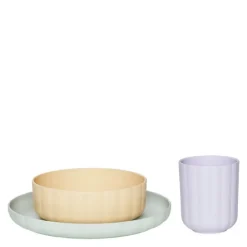Pullo servisesett 20x20 cm Pale Mint/Vanilla/Lavender