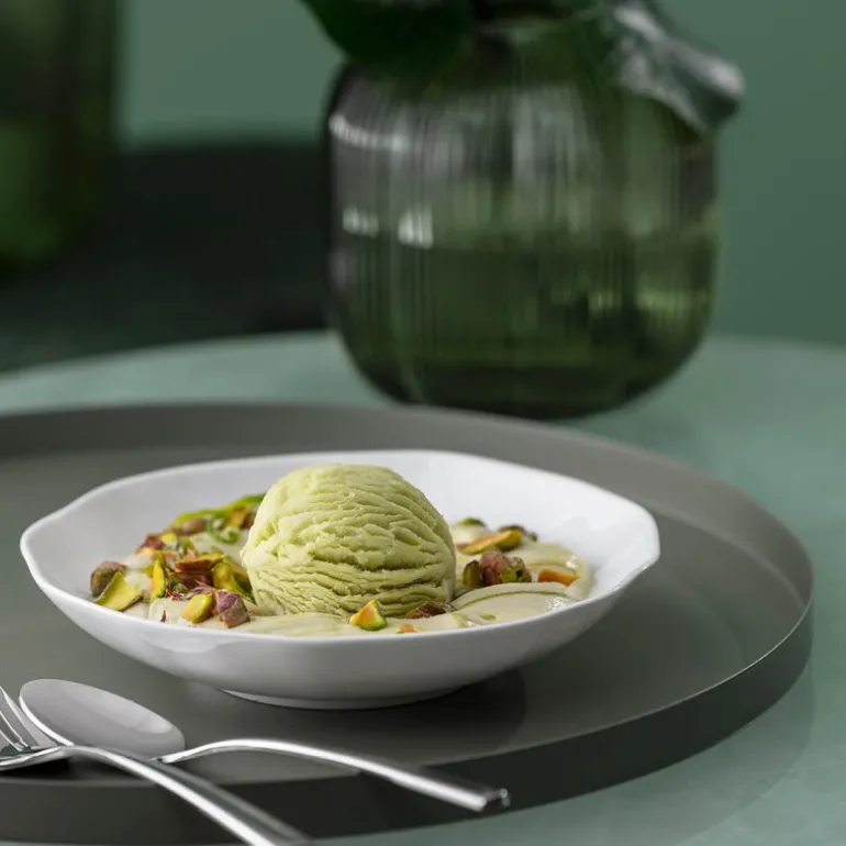 Pura dessertskål 9 cl 15 cm hvit
