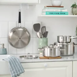 Pure stekepanne 28 cm i 3-lag rustfritt stål
