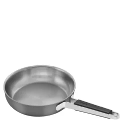 Pure stekepanne 24 cm rustfritt stål/keramisk non-stick grå