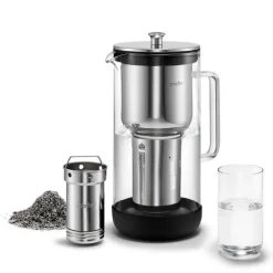 Purifier vannfilterkanne 1,18L klart glass/stål