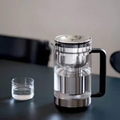 Purifier vannfilterkanne 1,66L klart glass/stål