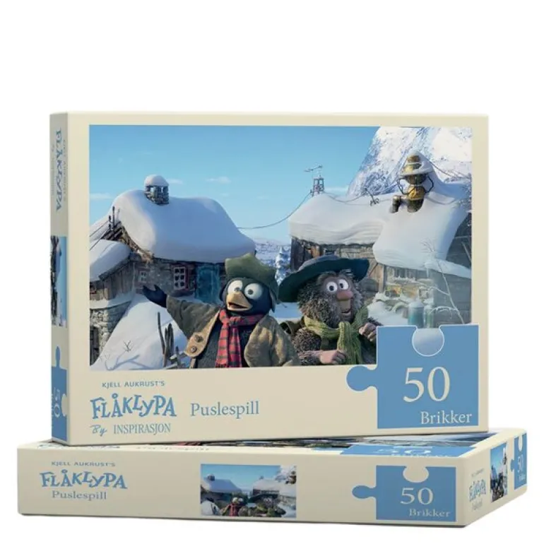 Puslespill 50 brikker Huset