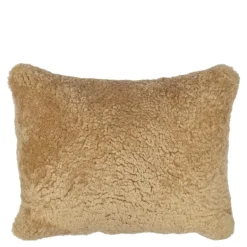 Pute new zealand saueskinn kort ull 35x45 cm honey