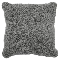 Pute new zealand saueskinn kort ull 40x40 cm Grey
