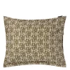 Putetrekk 50x70 cm bomullssateng ornament olive/white
