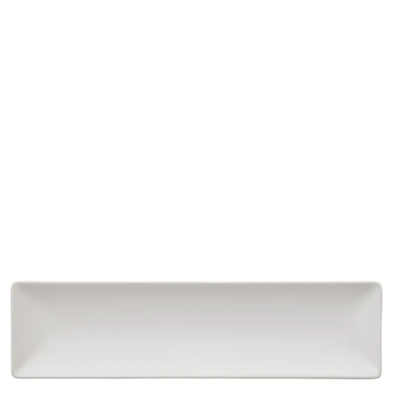 Quadro tallerken rektangulær 30x8 cm hvit