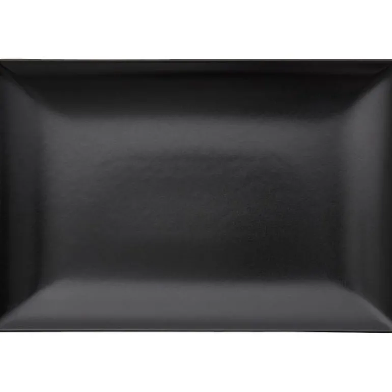 Quadro tallerken 30x20 cm svart