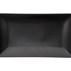 Quadro tallerken 25x15 cm svart