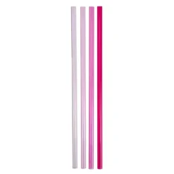 Quencher sugerør 4 stk til Quencher 1,18L rosa