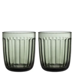 Raami glass 26 cl 2 stk furugrønn