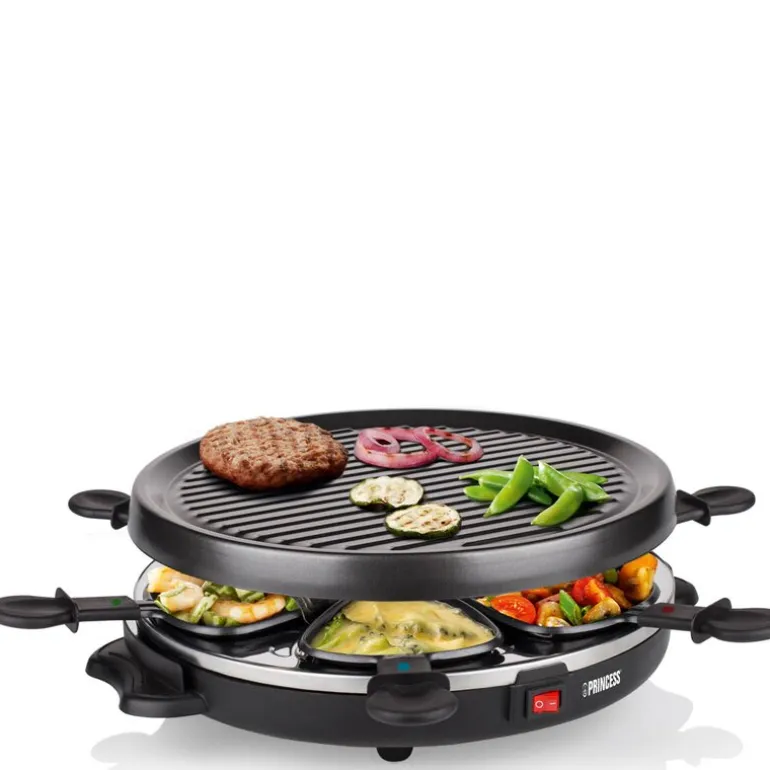 Raclette med 6 plater 162725 30 cm 800W
