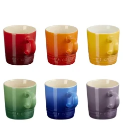 Rainbow espressokrus 10 cl 6 stk