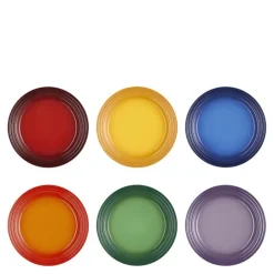 Rainbow frokosttallerken 22 cm 6 stk