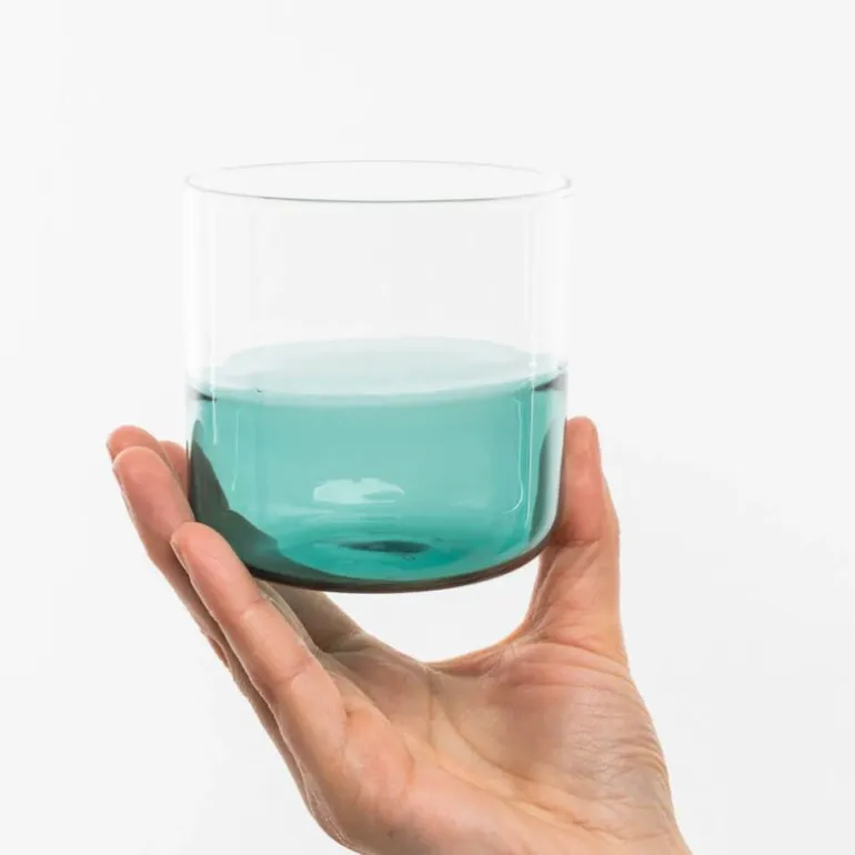 Rainbow glass 41 cl grønn