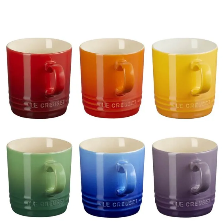 Rainbow kaffekrus 20 cl 6 stk