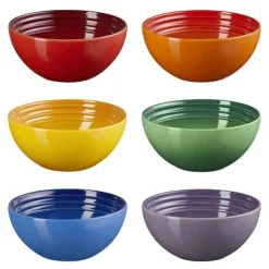 Rainbow skål 33 cl 12 cm 6 stk