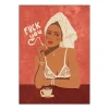 Raissa Oltmanns poster 30x40 cm fuck you