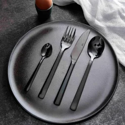 RAW bestikksett 16 deler svart