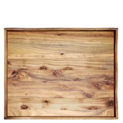 Raw serveringsbrett 45x38 cm vendbar teak