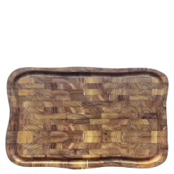 Raw skjærebrett 55x35 cm teak