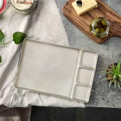 RAW tapas-/sushitallerken 31,5x21,5 cm sandy beige
