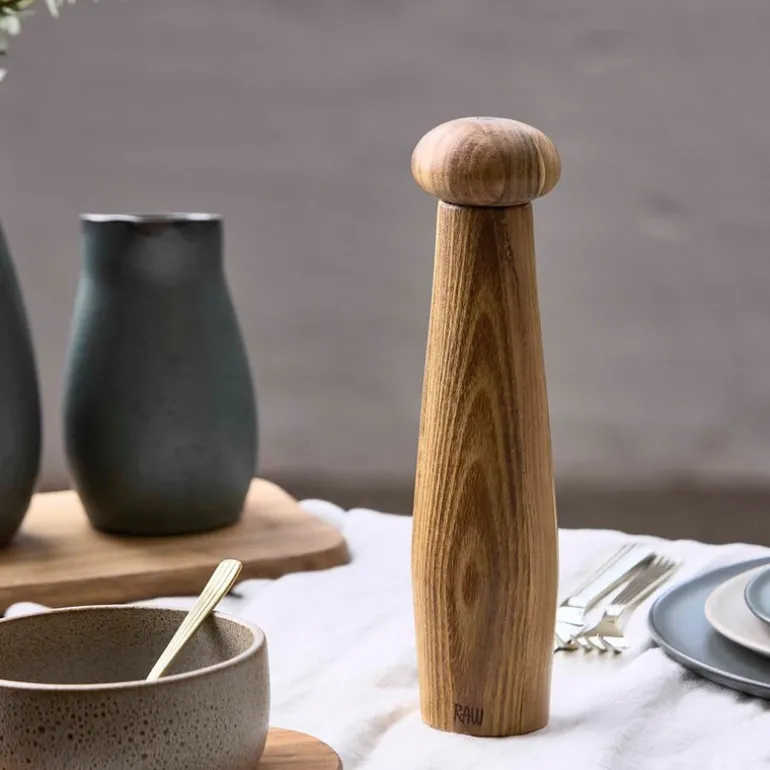 RAW Teak keramisk pepperkvern 27,5x6,5 cm