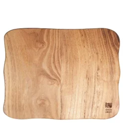 RAW Teak skjærefjøl i tre 40x30x2 cm