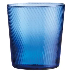 RAW Unique swirl vannglass 30 cl dark blue