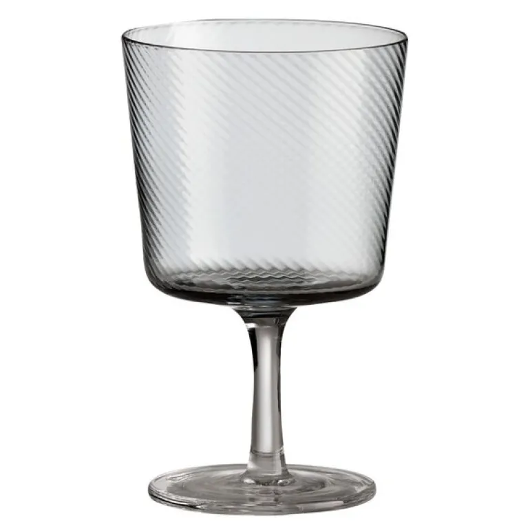RAW Unique swirl vinglass 35 cl smoke