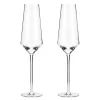 Raye vinklet champagneglass i krystall 24 cl 2 stk