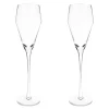 Raye vinklet proseccoglass i krystall 24 cl 2 stk