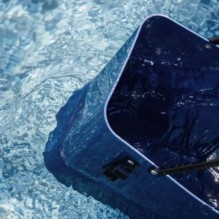 Recycled Plastic veske med sykkelfeste høy 14L blå