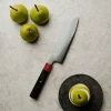 Rei santokukniv 16,5 cm DLC svart/rød