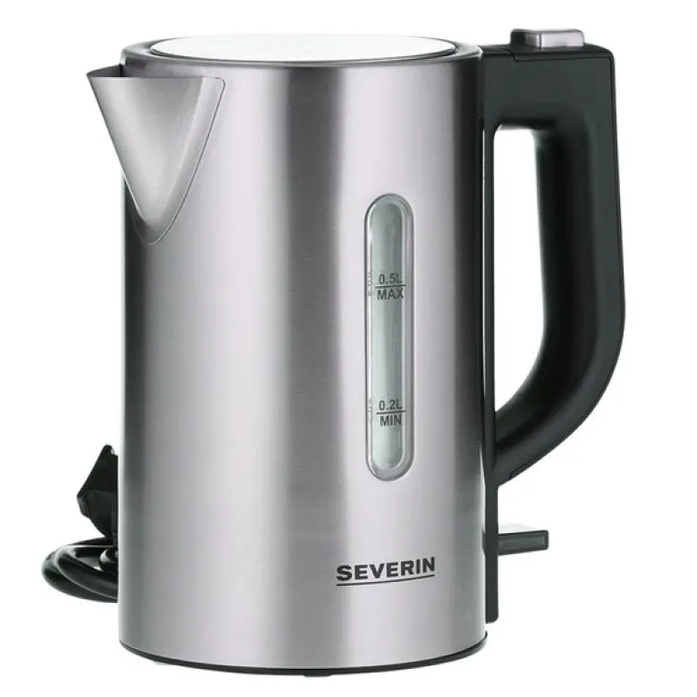 Reisevannkoker med krus WK3647 0,5L 1100W svart/sølv