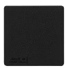 Rektanguler glassbrikke 10x10 cm svart