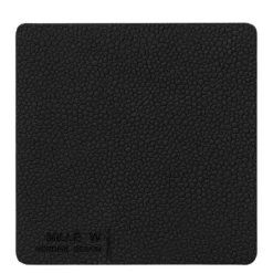 Rektanguler glassbrikke 10x10 cm svart