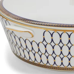 Renaissance Gold serveringsskål m/lokk 1,5L