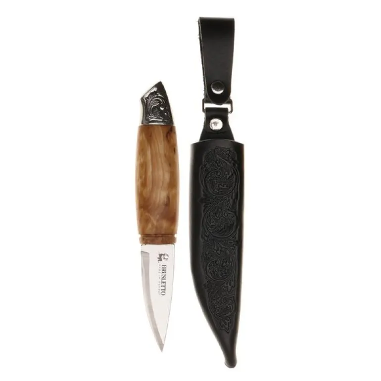 Renessanse bunadskniv 19 cm masurbjørk