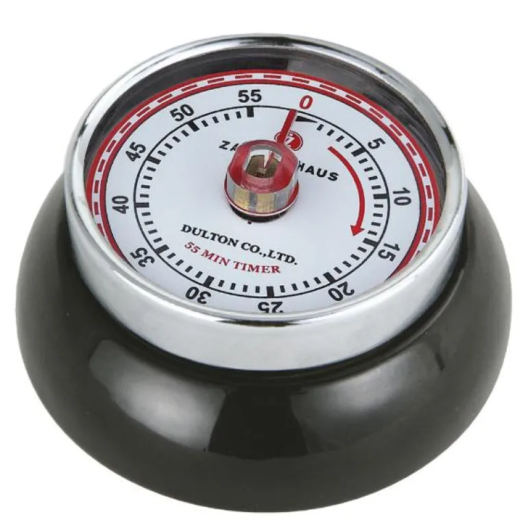 Retro Collection timer med magnet svart